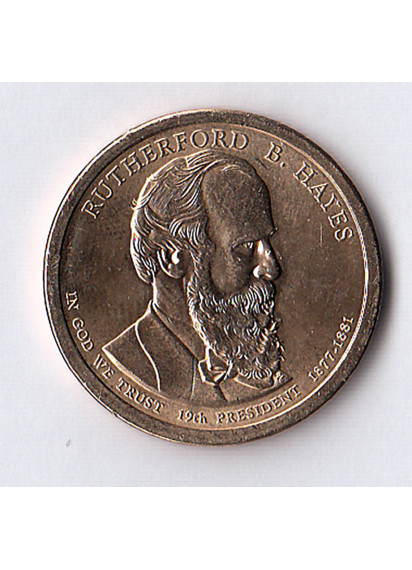 2011 - Dollaro Stati Uniti Rutherford B. Hayes Zecca D